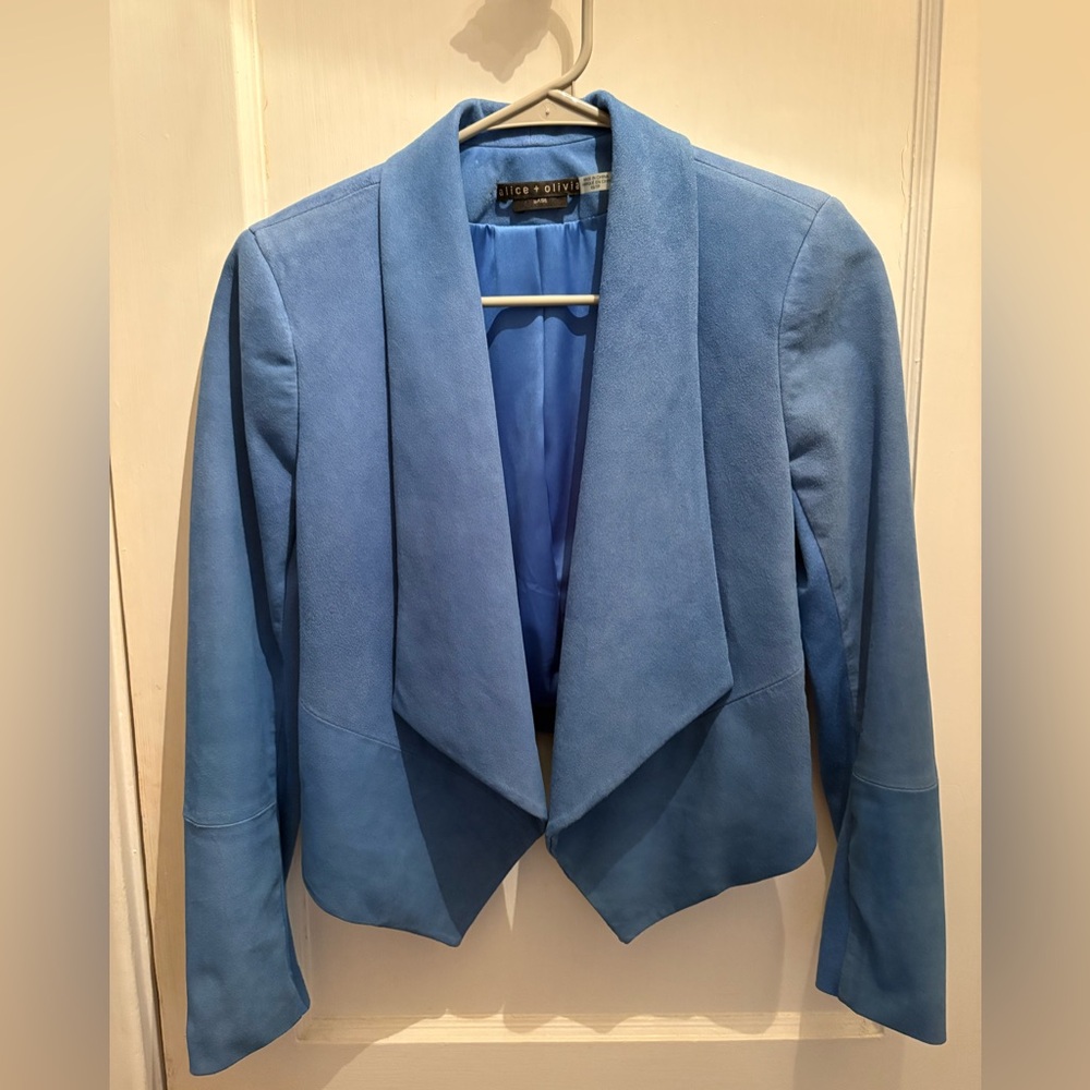 Alice + Olivia Elegant Blue Blazer